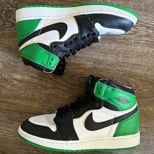 Air Jordan 1 Retro High OG GS 'Lucky Green' , US size 6Y